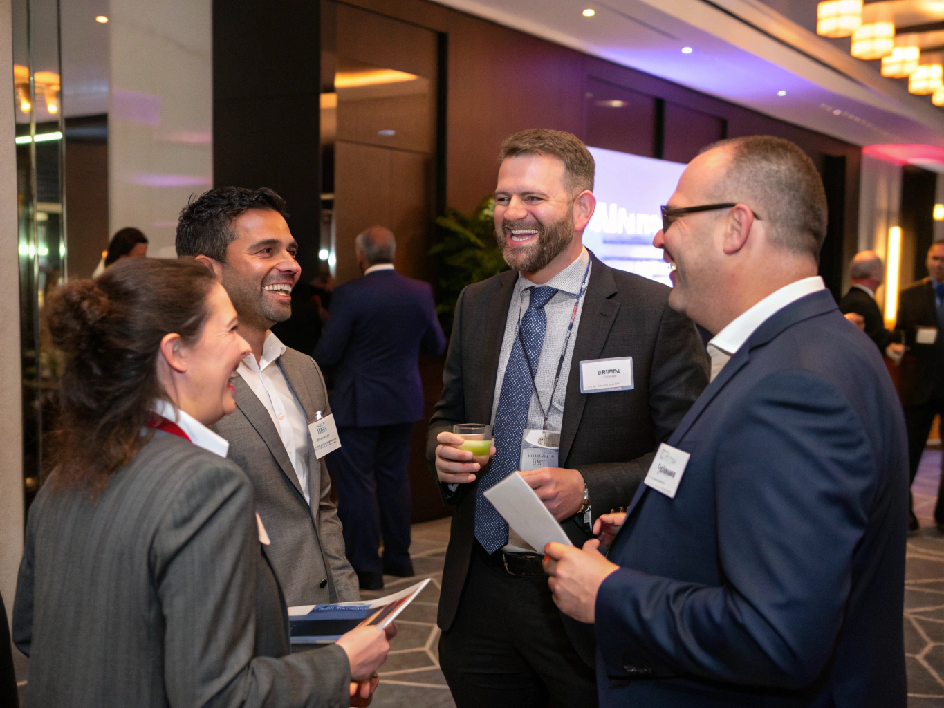 Finance professionals networking